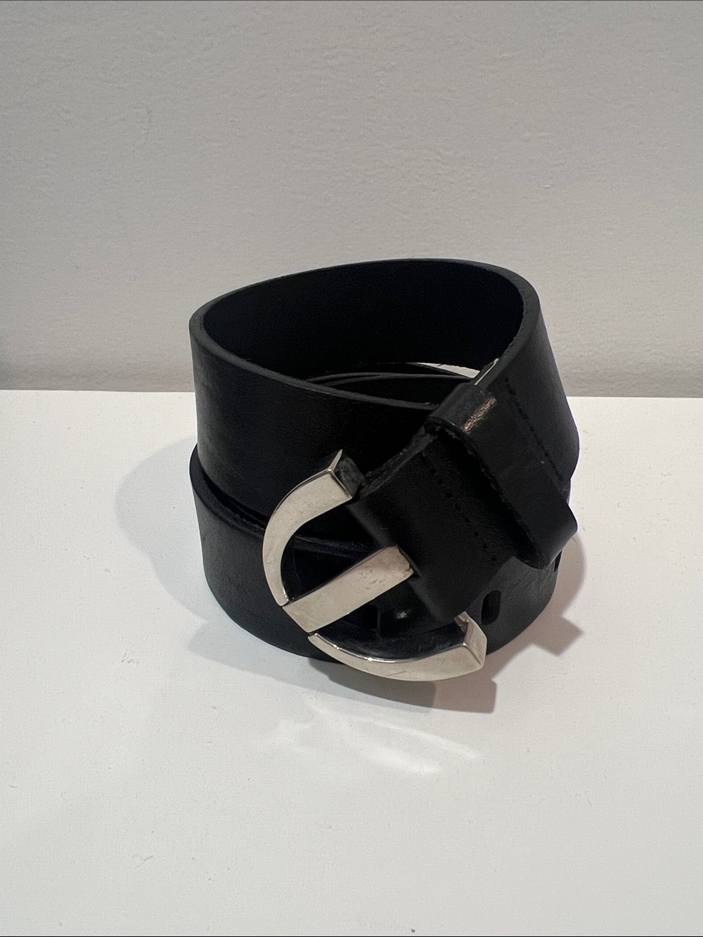 Danier Black Leather Belt
